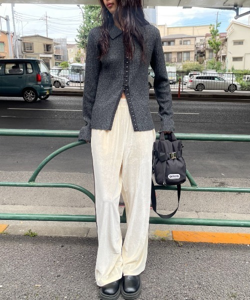 セール】サイドラインベロアイージーパンツ(その他パンツ)|AIC セール】サイドラインベロアイージーパンツ(その他パンツ)|AIC