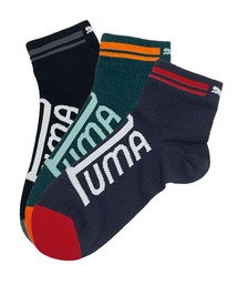 PUMA（プーマ）の「PUMA プーマ ショートソックス 消臭加工 強くて丈夫 かかとつま先補強 靴下 3足セット 19-21cm 21-23cm 23-25cm（ソックス/靴下）」