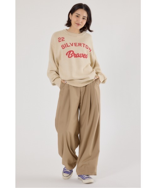 RODEO CROWNS WIDE BOWL(ロデオクラウンズワイドボウル)の「2タックバレルパンツ(その他パンツ・レディース・ブルー/ブラック/ベージュ・SMALL/MEDIUM)」の7枚目の写真
