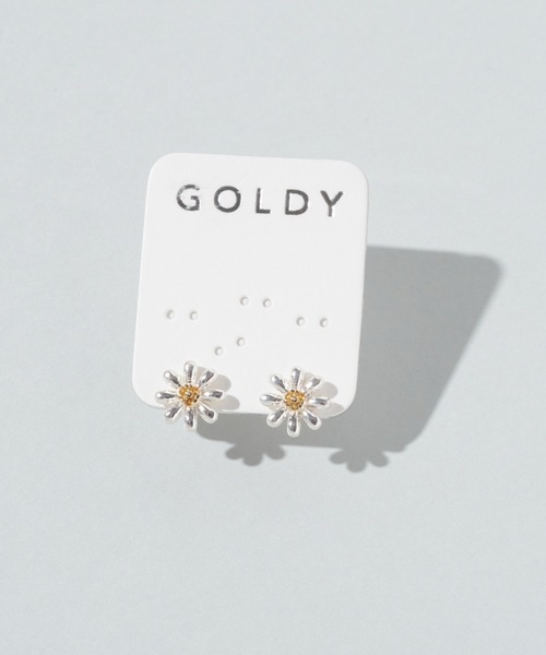 GOLDY(ゴールディ)の「リトル ブルーム モチーフ ピアス(ピアス(両耳用)・レディース・シルバー/ゴールド・FREE)」の8枚目の写真