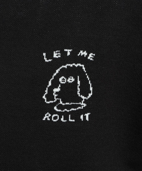 BAYFLOW（ベイフロー）の「【Shiomi Wada(シオミ ワダ)】イラストジャガードニットプルオーバー（ニット/セーター・メンズ・グレー/ブラック/ブルー・MEDIUM/LARGE）」の9枚目の写真