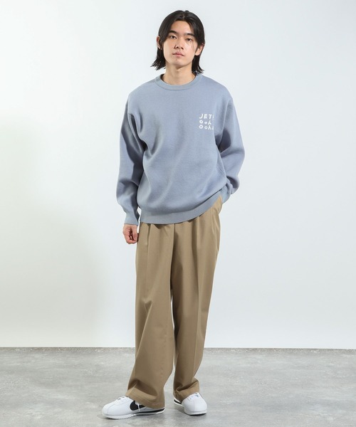 BAYFLOW（ベイフロー）の「【Shiomi Wada(シオミ ワダ)】イラストジャガードニットプルオーバー（ニット/セーター・メンズ・グレー/ブラック/ブルー・MEDIUM/LARGE）」の11枚目の写真