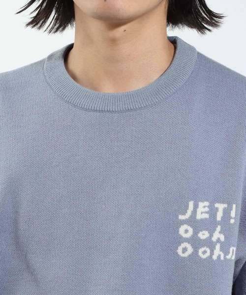 BAYFLOW（ベイフロー）の「【Shiomi Wada(シオミ ワダ)】イラストジャガードニットプルオーバー（ニット/セーター・メンズ・グレー/ブラック/ブルー・MEDIUM/LARGE）」の20枚目の写真