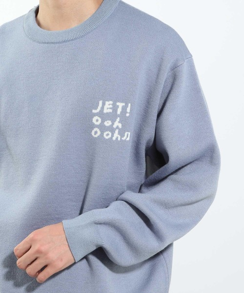BAYFLOW（ベイフロー）の「【Shiomi Wada(シオミ ワダ)】イラストジャガードニットプルオーバー（ニット/セーター・メンズ・グレー/ブラック/ブルー・MEDIUM/LARGE）」の21枚目の写真