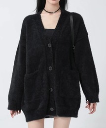 Erdu&Lily（エルドゥアンドリリー）の「ふんわりシャギーニットカーディガン（カーディガン/ボレロ）」