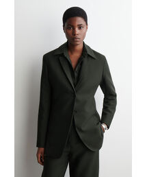 COS オリーブグリーン テーラードジャケット COS｜コスのジャケット/アウター（グリーン・カーキ/緑色系）通販