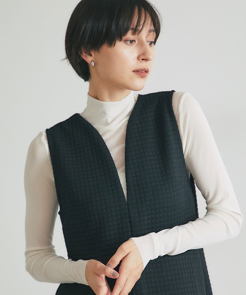 &. NOSTALGIA（アンドドットノスタルジア）の「ヘップバーンキルトジャンパースカート（ジャンパースカート・レディース・ブラック・M）」の5枚目の写真