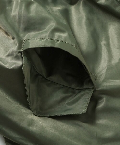 algy（アルジー）の「BIG裏キルトMA1（ブルゾン・キッズ・ブラック/カーキ・XX-SMALL/X-SMALL/SMALL/MEDIUM）」の14枚目の写真