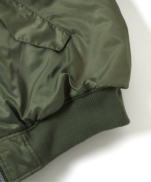 algy（アルジー）の「BIG裏キルトMA1（ブルゾン・キッズ・ブラック/カーキ・XX-SMALL/X-SMALL/SMALL/MEDIUM）」の13枚目の写真