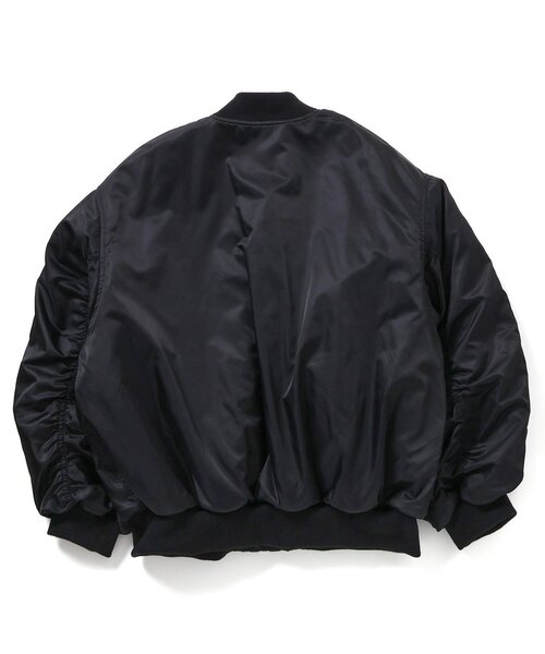 algy（アルジー）の「BIG裏キルトMA1（ブルゾン・キッズ・ブラック/カーキ・XX-SMALL/X-SMALL/SMALL/MEDIUM）」の9枚目の写真