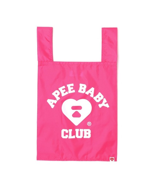 A BATHING APE(アベイシングエイプ)の「APEE SHOPPING BAG(トートバッグ・レディース・レッド/ピンク/グリーン/ベージュ・FREE)」の3枚目の写真