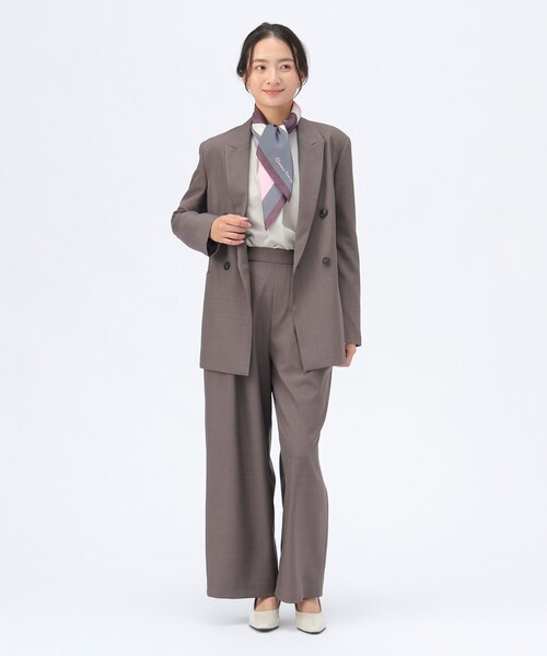 BEAMS HEART(ビームスハート)の「【セレモニー・ハレの日】オーバー ジャケット(セットアップ対応)(テーラードジャケット・レディース・グレー/ブラウン系その他2/ブラック・SMALL/MEDIUM)」の9枚目の写真