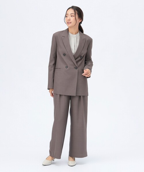 BEAMS HEART(ビームスハート)の「【セレモニー・ハレの日】オーバー ジャケット(セットアップ対応)(テーラードジャケット・レディース・グレー/ブラウン系その他2/ブラック・SMALL/MEDIUM)」の10枚目の写真