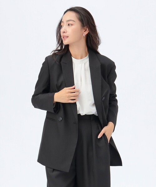 BEAMS HEART(ビームスハート)の「【セレモニー・ハレの日】オーバー ジャケット(セットアップ対応)(テーラードジャケット・レディース・グレー/ブラウン系その他2/ブラック・SMALL/MEDIUM)」の15枚目の写真