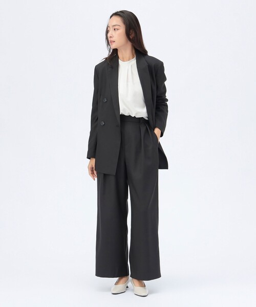 BEAMS HEART(ビームスハート)の「【セレモニー・ハレの日】オーバー ジャケット(セットアップ対応)(テーラードジャケット・レディース・グレー/ブラウン系その他2/ブラック・SMALL/MEDIUM)」の17枚目の写真