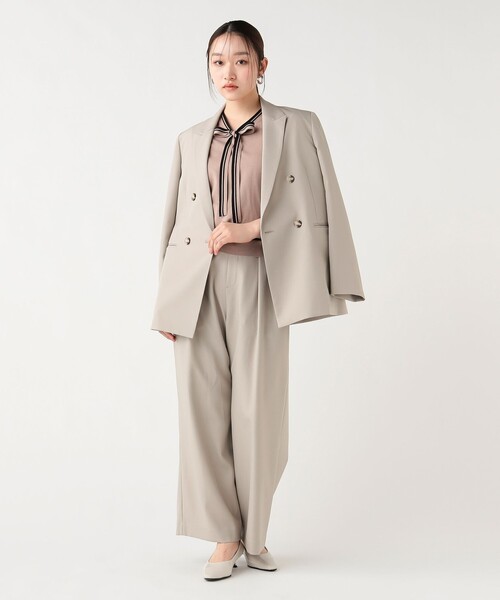 BEAMS HEART(ビームスハート)の「【セレモニー・ハレの日】オーバー ジャケット(セットアップ対応)(テーラードジャケット・レディース・グレー/ブラウン系その他2/ブラック・SMALL/MEDIUM)」の20枚目の写真