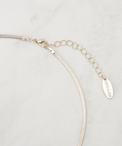 SHOO・LA・RUE（シューラルー）の「ミニトリプルリングスネークショートネックレス（ネックレス・レディース・ゴールド/ピンクゴールド/シルバー・00）」の7枚目の写真