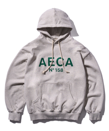 AECA（エイカ）の「BIG LOGO PULLOVER HOODIE-MELANGE OATMEAL（パーカー）」