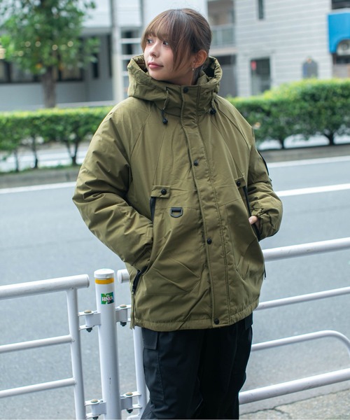 セール】《ミリタリーデザイン×あったか中綿》レディース フードコート