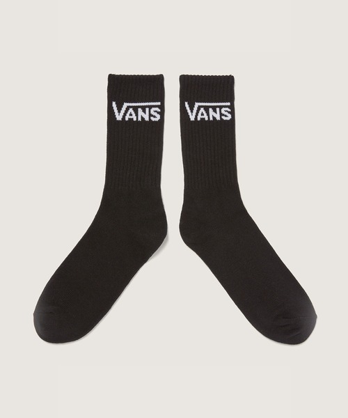 VANS（バンズ）の「クラシック クルーソックス / CLASSIC CREW SOCKS Black VN000HKPBLK1（ソックス/靴下・メンズ・ブラック・MEDIUM）」の2枚目の写真