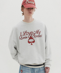 DNSR（ディーエヌエスアール）の「スペード スウェットシャツ グレー（スウェット）」