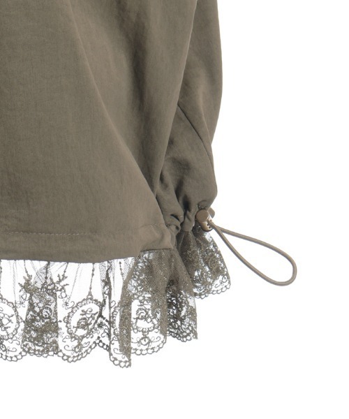 axes femme（アクシーズファム）の「編上×フリルモッズコート（モッズコート・レディース・カーキ/ブラック・FREE）」の20枚目の写真