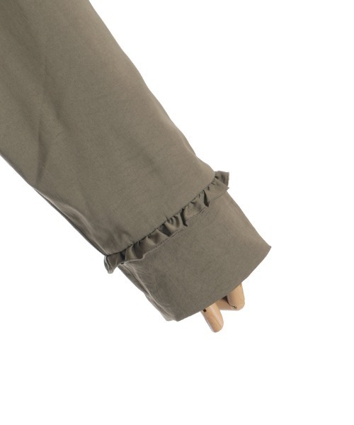 axes femme（アクシーズファム）の「編上×フリルモッズコート（モッズコート・レディース・カーキ/ブラック・FREE）」の15枚目の写真