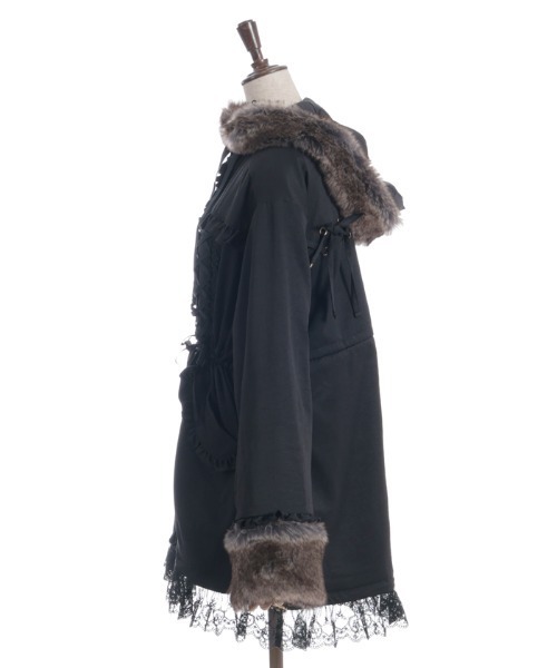 美品✩フード有り✩ロシアンリス✩ファーコート✩XL✩軽難有 シルク特集 | 三京商会