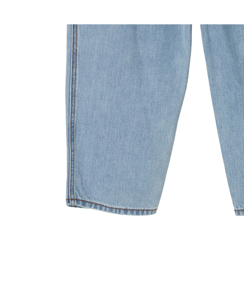 LAP(ラップ)の「ワンタッククロップデニムバギーフィットパンツ AR2DP464(デニムパンツ・レディース・スカイブルー・MEDIUM/SMALL)」の4枚目の写真