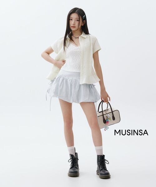 Midnight Move(ミッドナイトムーブ)の「fl lace top (white)(Tシャツ/カットソー・レディース・その他・FREE)」の6枚目の写真