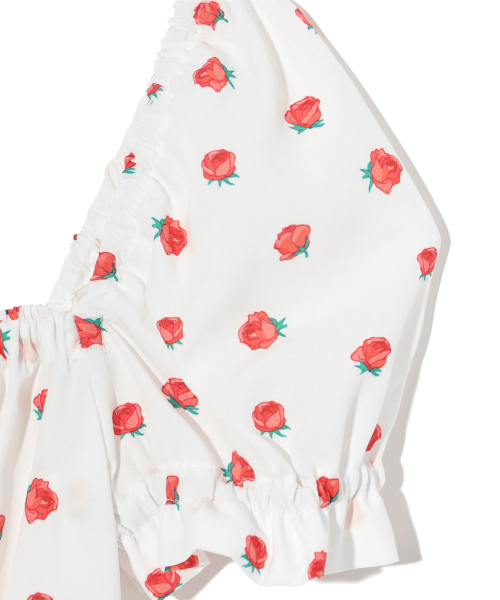 YOUHEE(ユヒ)の「FLOWER PATTERN PUFF DRESS WHITE(ワンピース・レディース・その他・SMALL/MEDIUM)」の6枚目の写真