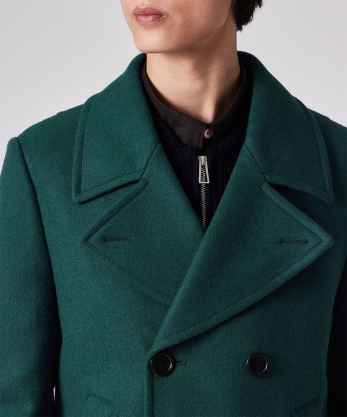 ブラッシュドメルトンツイル ピーコート / 252114 597T（ピーコート