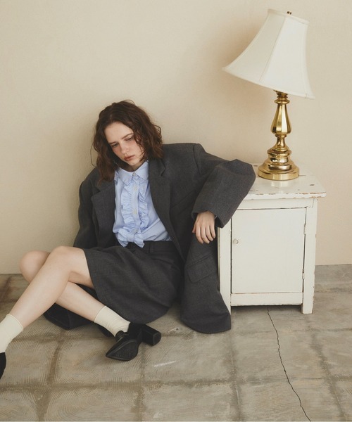 THE YOn(ザヨン)の「ヘリテージタックハーフパンツ(その他パンツ・レディース・グレー/ブラウン・M/S)」の19枚目の写真