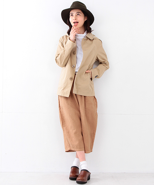 Gramicci(グラミチ)の「GRAMICCI / COTTON LINEN バルーンPANTS(その他パンツ・レディース・ベージュ/ネイビー・ONE SIZE)」の8枚目の写真