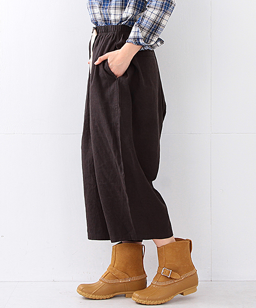 Gramicci(グラミチ)の「GRAMICCI / COTTON LINEN バルーンPANTS(その他パンツ・レディース・ベージュ/ネイビー・ONE SIZE)」の9枚目の写真