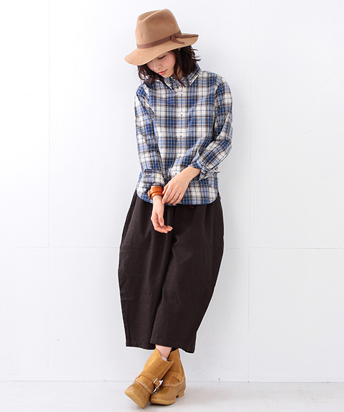 Gramicci(グラミチ)の「GRAMICCI / COTTON LINEN バルーンPANTS(その他パンツ・レディース・ベージュ/ネイビー・ONE SIZE)」の11枚目の写真