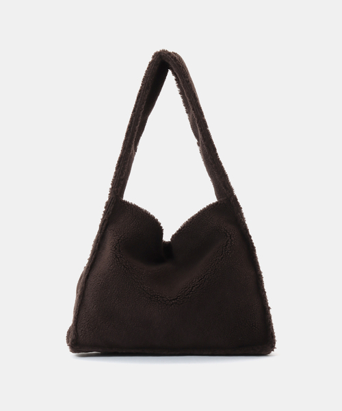 IENA（イエナ）の「Maison IENAボアバッグ（ショルダーバッグ・レディース・ブラウン・FREE）」の3枚目の写真