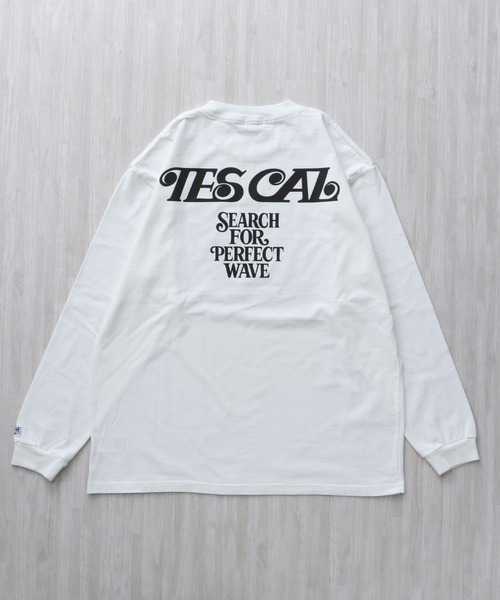 The Endless Summer(エンドレスサマー)の「TES MALIBU GIRL LONG SLEEVE T-SHIRT / ロンT(Tシャツ/カットソー・メンズ・ホワイト/ピンク/アイボリー・SMALL/MEDIUM/LARGE/X-LARGE/XX-LARGE)」の11枚目の写真