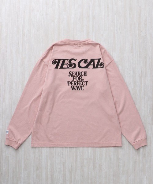 The Endless Summer(エンドレスサマー)の「TES MALIBU GIRL LONG SLEEVE T-SHIRT / ロンT(Tシャツ/カットソー・メンズ・ホワイト/ピンク/アイボリー・SMALL/MEDIUM/LARGE/X-LARGE/XX-LARGE)」の15枚目の写真