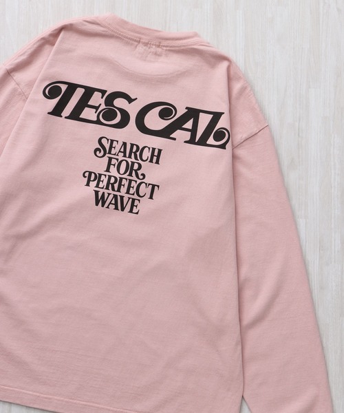 The Endless Summer(エンドレスサマー)の「TES MALIBU GIRL LONG SLEEVE T-SHIRT / ロンT(Tシャツ/カットソー・メンズ・ホワイト/ピンク/アイボリー・SMALL/MEDIUM/LARGE/X-LARGE/XX-LARGE)」の18枚目の写真
