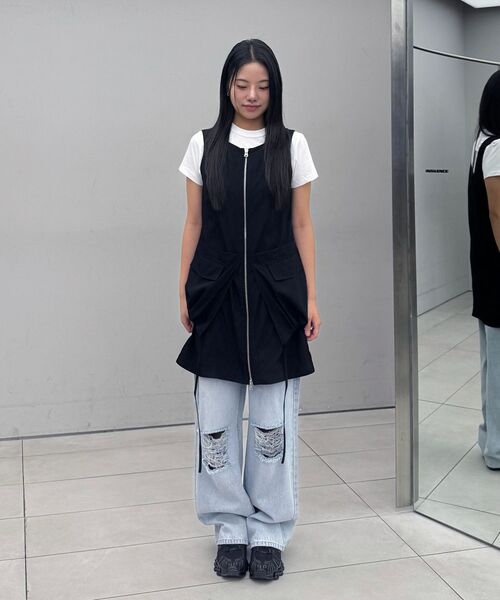 INSILENCE WOMEN(インサイレンスウーマン)の「WスピマコットンプレミアムTシャツ WHITE(Tシャツ/カットソー・レディース・その他・MEDIUM/SMALL)」の6枚目の写真