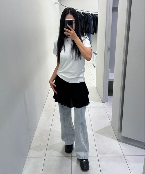 INSILENCE WOMEN(インサイレンスウーマン)の「WスピマコットンプレミアムTシャツ WHITE(Tシャツ/カットソー・レディース・その他・MEDIUM/SMALL)」の9枚目の写真