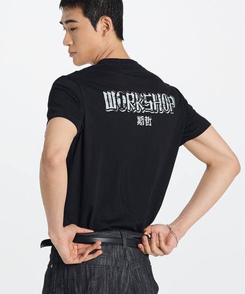 KICHUL(キチョル)の「Worker standard t-shirt (black)(Tシャツ/カットソー・メンズ・その他・SMALL)」の1枚目の写真