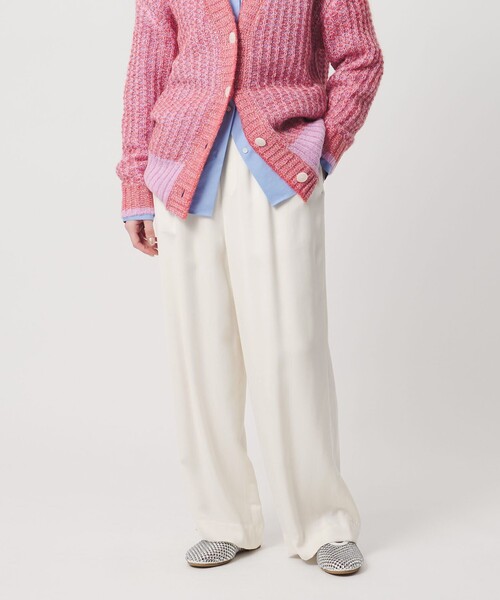 UNITED ARROWS(ユナイテッドアローズ)の「ドロスト イージーパンツ(その他パンツ・レディース・オフホワイト/ベージュ/ライム/ブラック・36/38/34)」の9枚目の写真