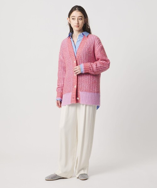 UNITED ARROWS(ユナイテッドアローズ)の「ドロスト イージーパンツ(その他パンツ・レディース・オフホワイト/ベージュ/ライム/ブラック・36/38/34)」の10枚目の写真