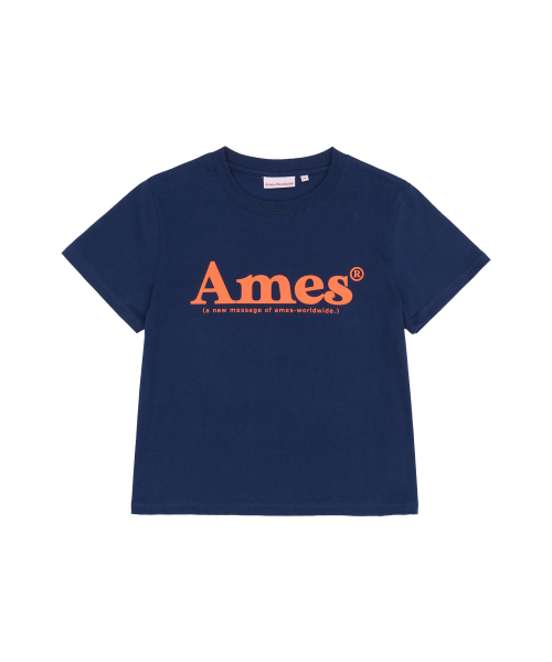 AMESWORLDWIDE（アメスワールドワイド）の「BASIC LOGO TEE NAVY（Tシャツ/カットソー・レディース・その他・SMALL/MEDIUM/LARGE）」の8枚目の写真