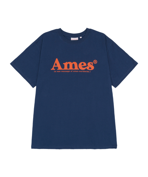 AMESWORLDWIDE（アメスワールドワイド）の「BASIC LOGO TEE NAVY（Tシャツ/カットソー・レディース・その他・SMALL/MEDIUM/LARGE）」の9枚目の写真