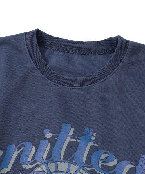 KNITTED(ニッティド)の「ピグメントファームツリー スウェット BLUE(スウェット・レディース・その他・LARGE/X-LARGE/MEDIUM)」の2枚目の写真