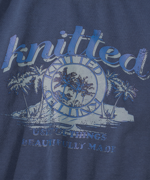 KNITTED(ニッティド)の「ピグメントファームツリー スウェット BLUE(スウェット・レディース・その他・LARGE/X-LARGE/MEDIUM)」の3枚目の写真