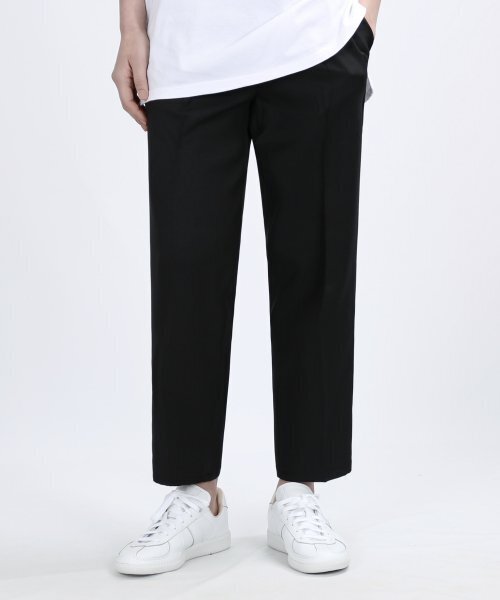 VERYVAIN(ベリベーン)の「PINTUCK RELAX SLACKS (BLACK)(スラックス・メンズ・その他・LARGE/MEDIUM/SMALL)」の1枚目の写真